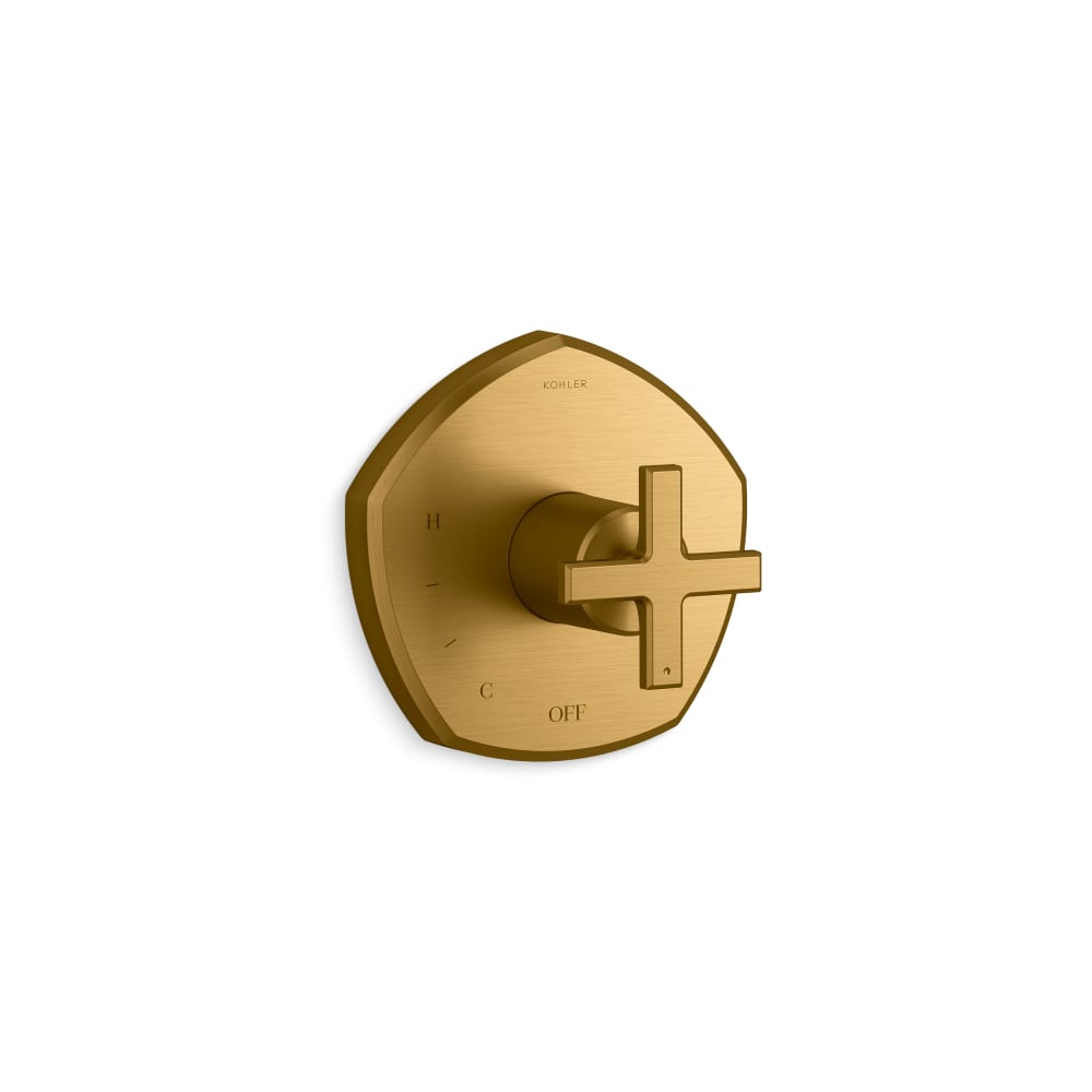 Occasion Pressure Balanced Valve Trim Only with Single Cross Handle - Less Rough In