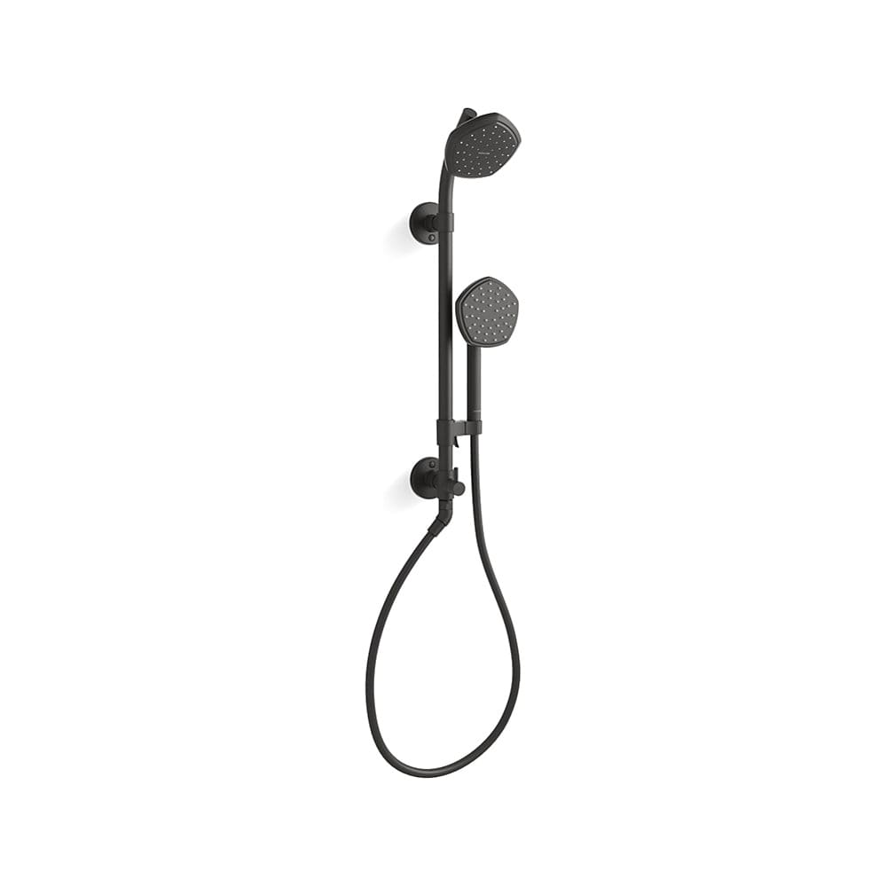 HydroRail-S Occasion Retrofit Shower with Shower Head, Hand Shower, Slide Bar, and Hose
