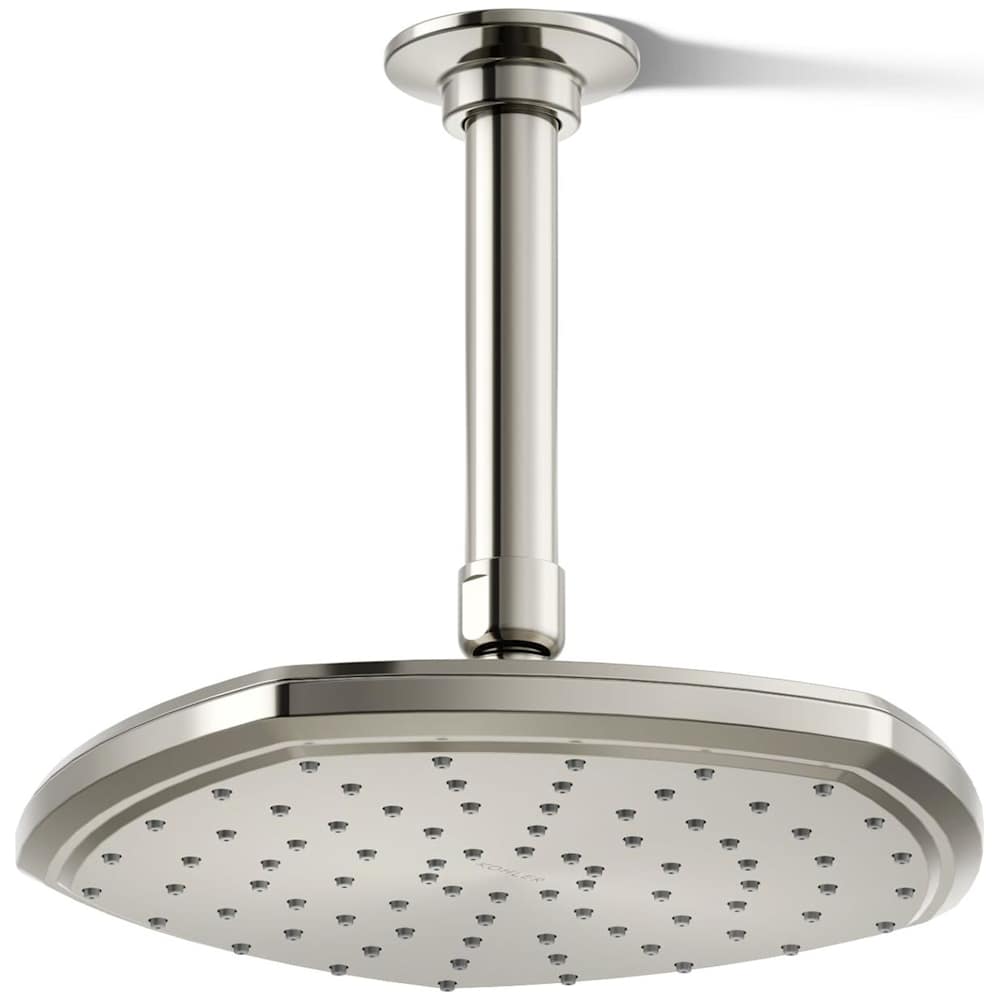 Occasion 2.5 GPM Single Function Shower Head with Katalyst Air-Induction Technology and MasterClean Sprayface