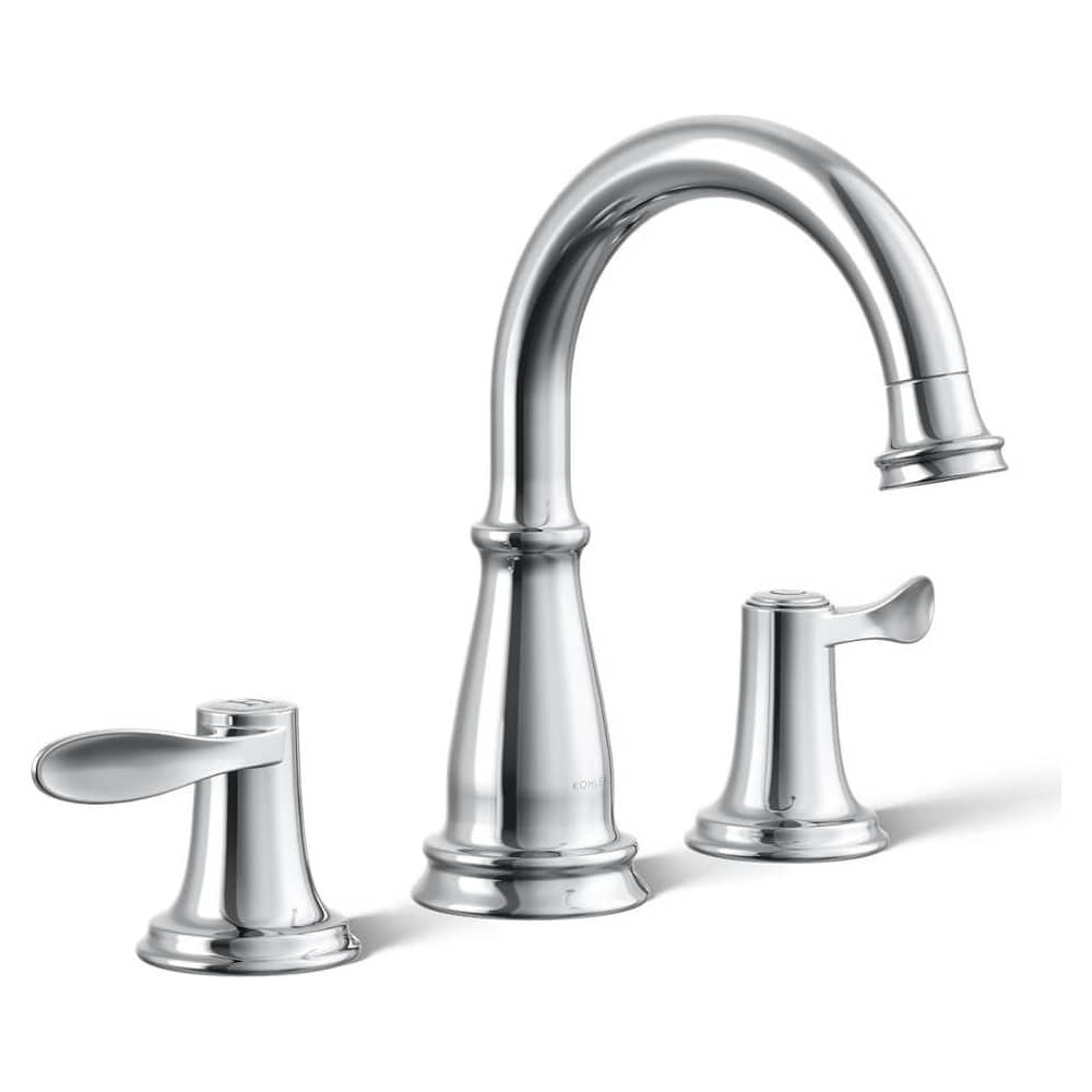 Bellera 1.0 GPM Widespread Bathroom Faucet with Clicker Drain Assembly and UltraGlide Ceramic Disc Valves