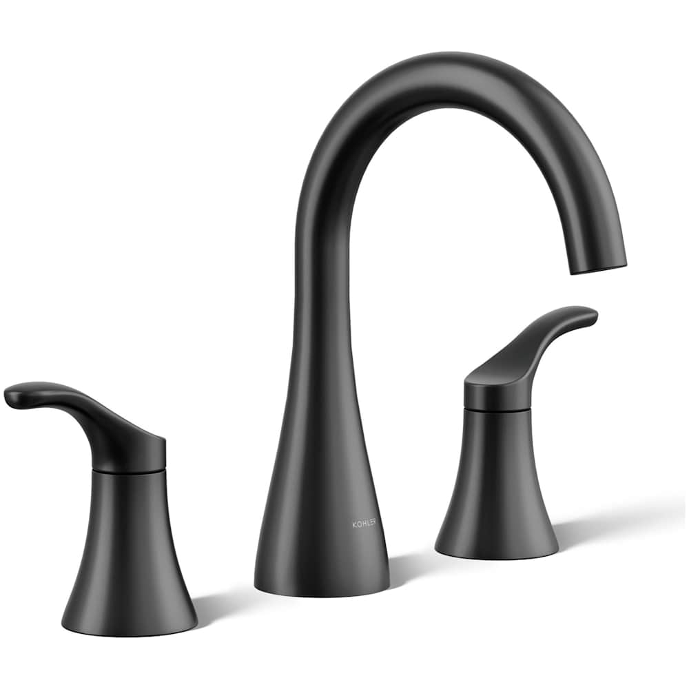 Simplice 1.2 GPM Widespread Bathroom Faucet with Clicker Drain Assembly and UltraGlide Ceramic Disc Valves