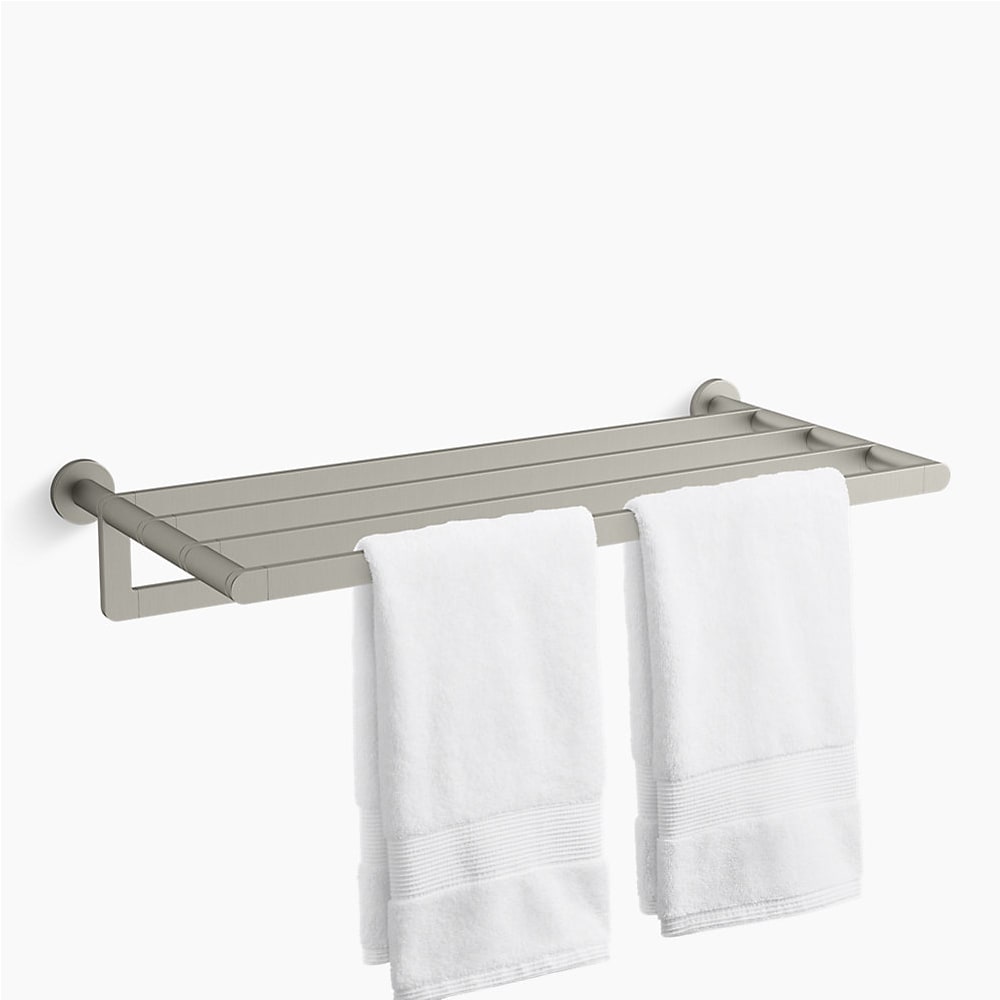 Composed 24" Brass Towel Rack