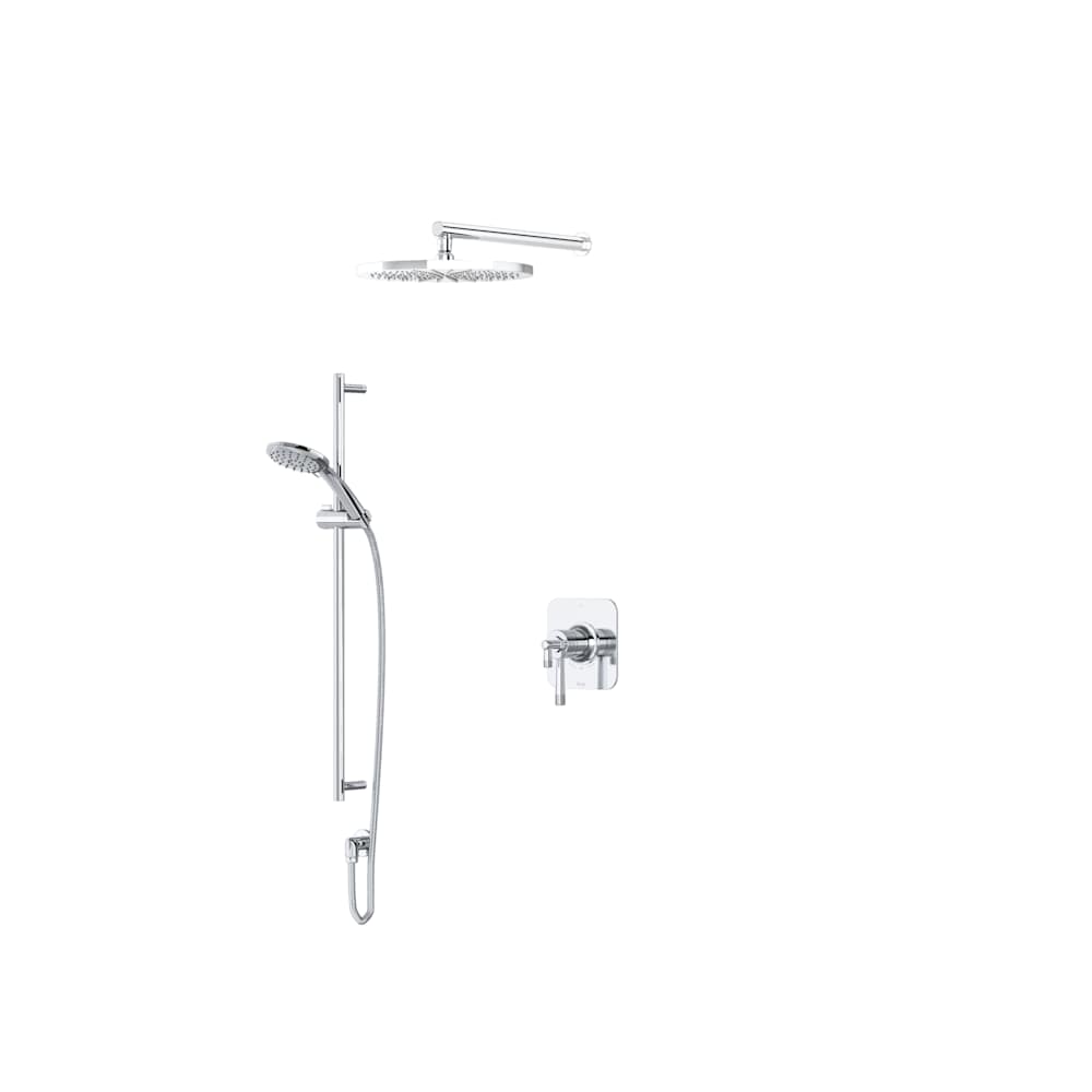 Graceline Thermostatic Shower System with Shower Head and Hand Shower