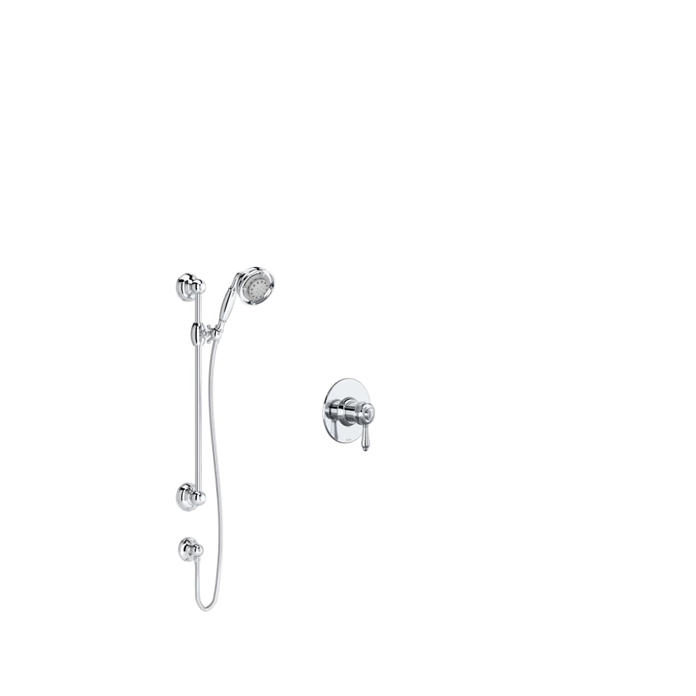 Acqui Pressure Balanced Shower System with Hand Shower and Valve Trim