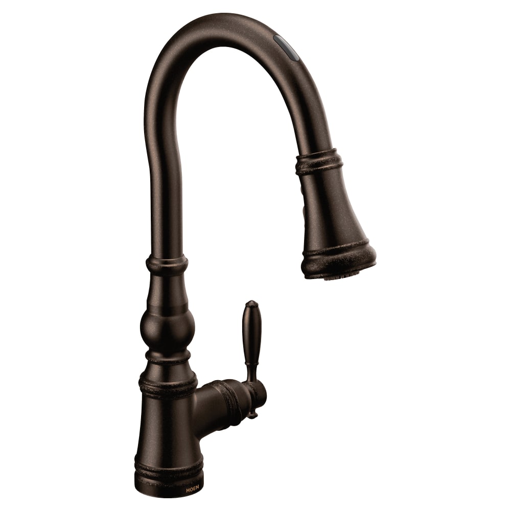 Moen Single Handle Single Hole Bathroom Faucet from the Voss Collection (Pack of 2, Valves Included) Oil Rubbed Bronze
