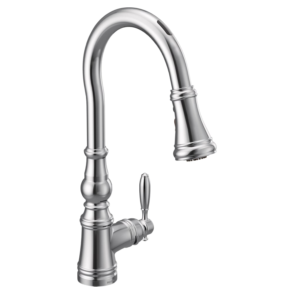 Moen Voss Single Handle Single Hole Bathroom Faucet - Valve Included Polished Nickel
