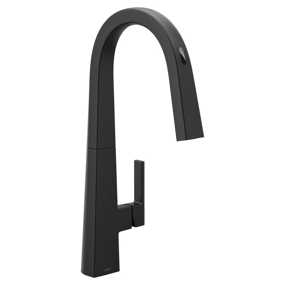Moen Belfield Smart Faucet 1.5 GPM Single Hole Pull Down Kitchen Faucet with Voice Control Chrome