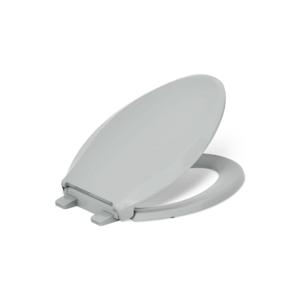 Cachet Elongated Closed-Front Toilet Seat with Quiet-Close, Grip-Tight Bumpers, and Night Light