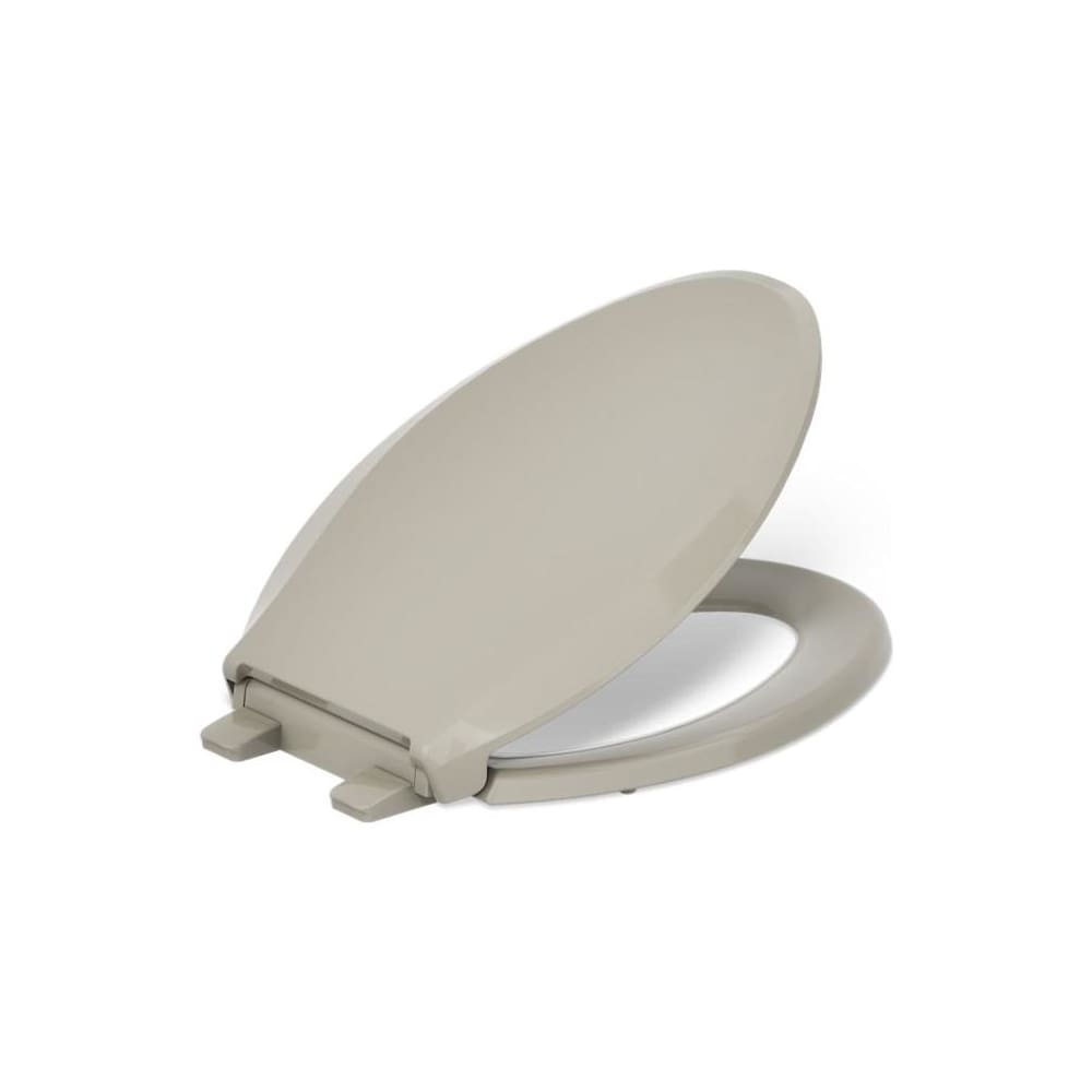 Cachet Elongated Closed-Front Toilet Seat with Quiet-Close, Grip-Tight Bumpers, and Night Light