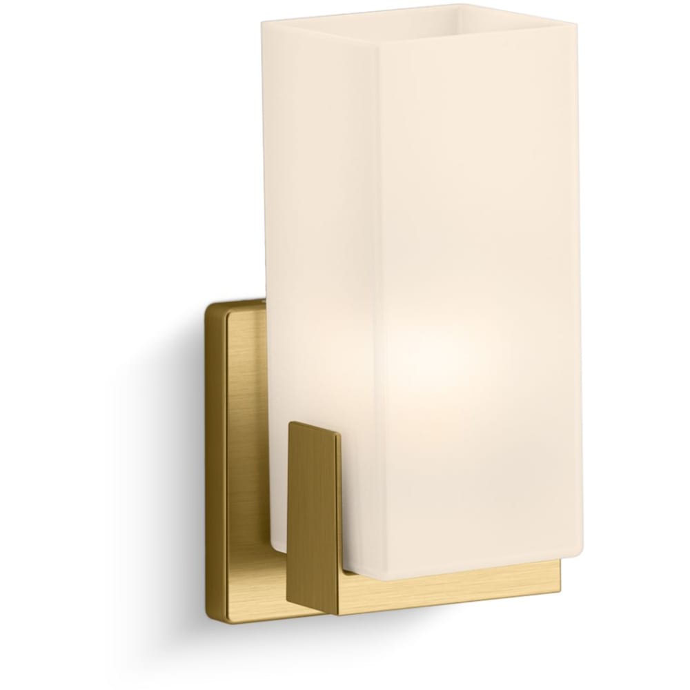 Honesty 9" Tall Wall Sconce with Frosted Glass Shade