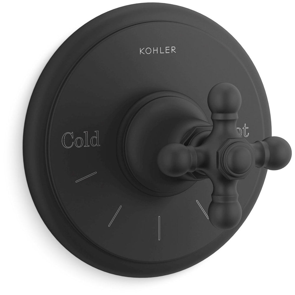 Artifacts Thermostatic Valve Trim Only with Single Cross Handle - Less Rough In