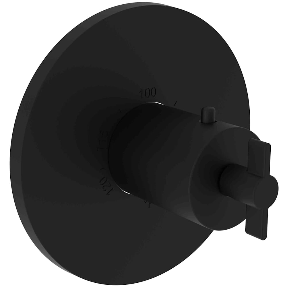 Tolmin Thermostatic Valve Trim Only with 1 Cross Handles - Less Rough In