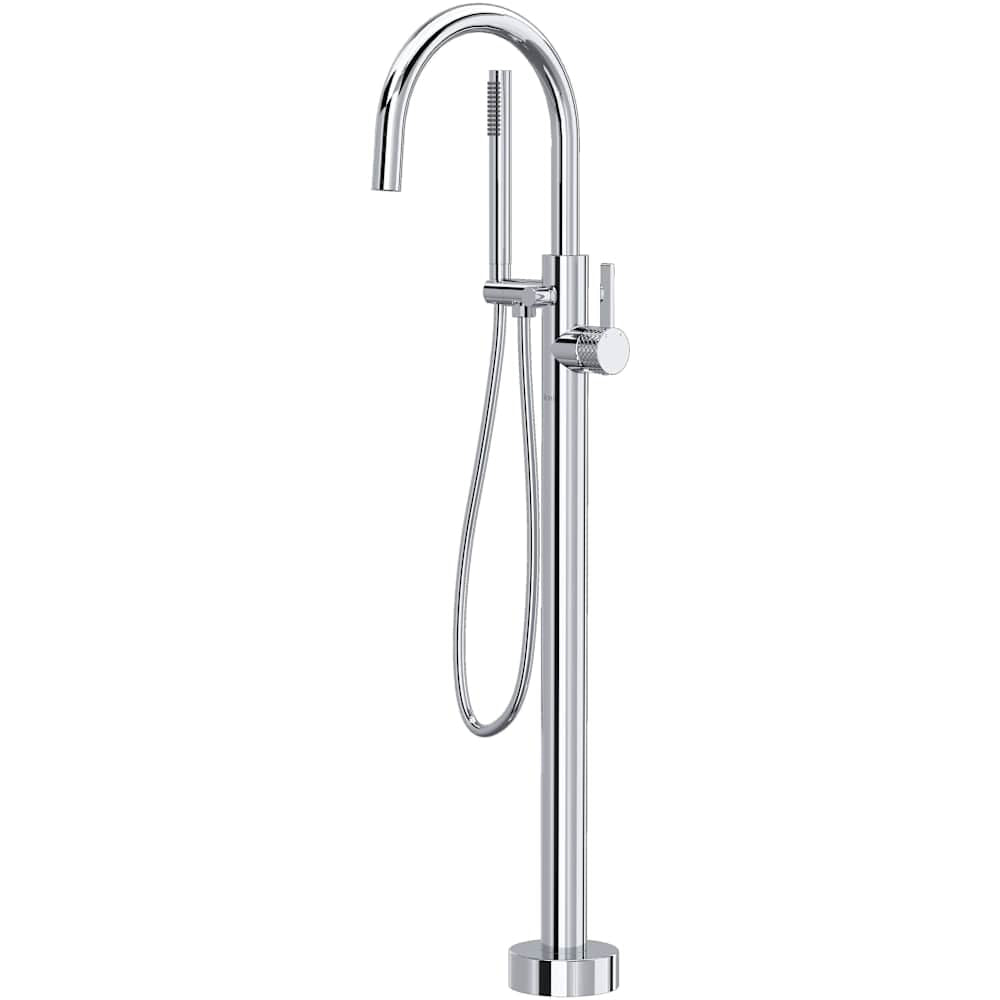 Tenerife Floor Mounted Tub Filler with Built-In Diverter - Includes Hand Shower