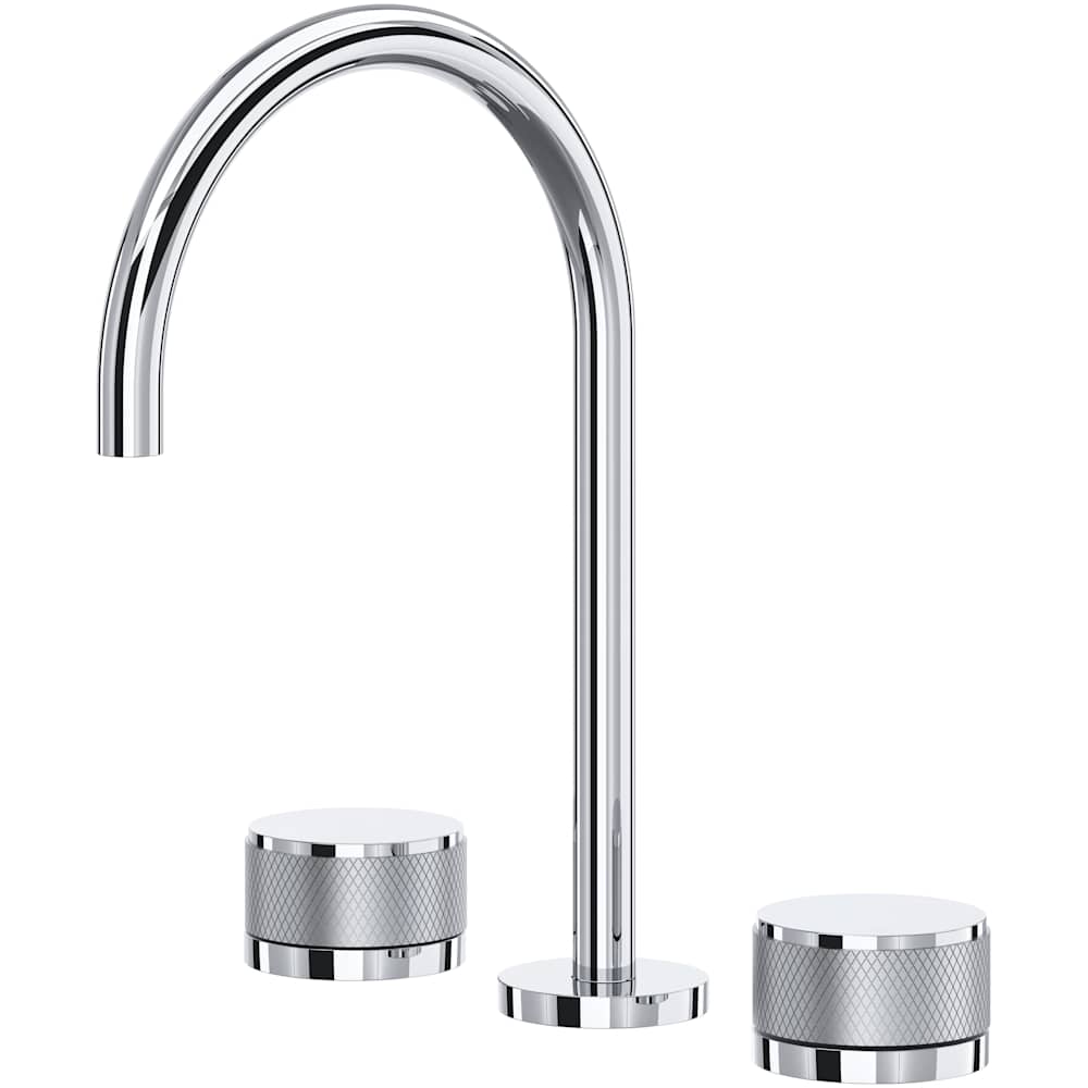 Amahle 1.2 GPM Widespread Bathroom Faucet with Wheel Handles and Pop-Up Drain Assembly