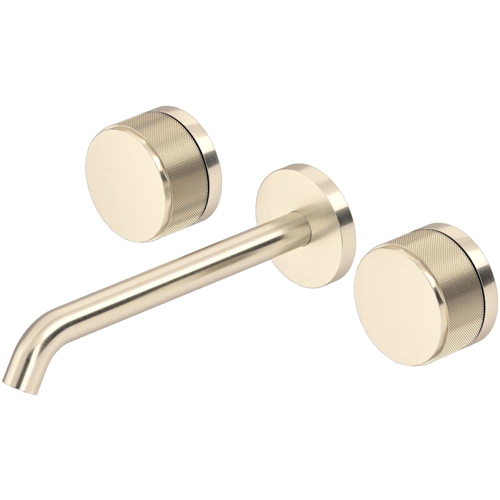 Amahle 1.2 GPM Wall Mounted Widespread Bathroom Faucet with Wheel Handles