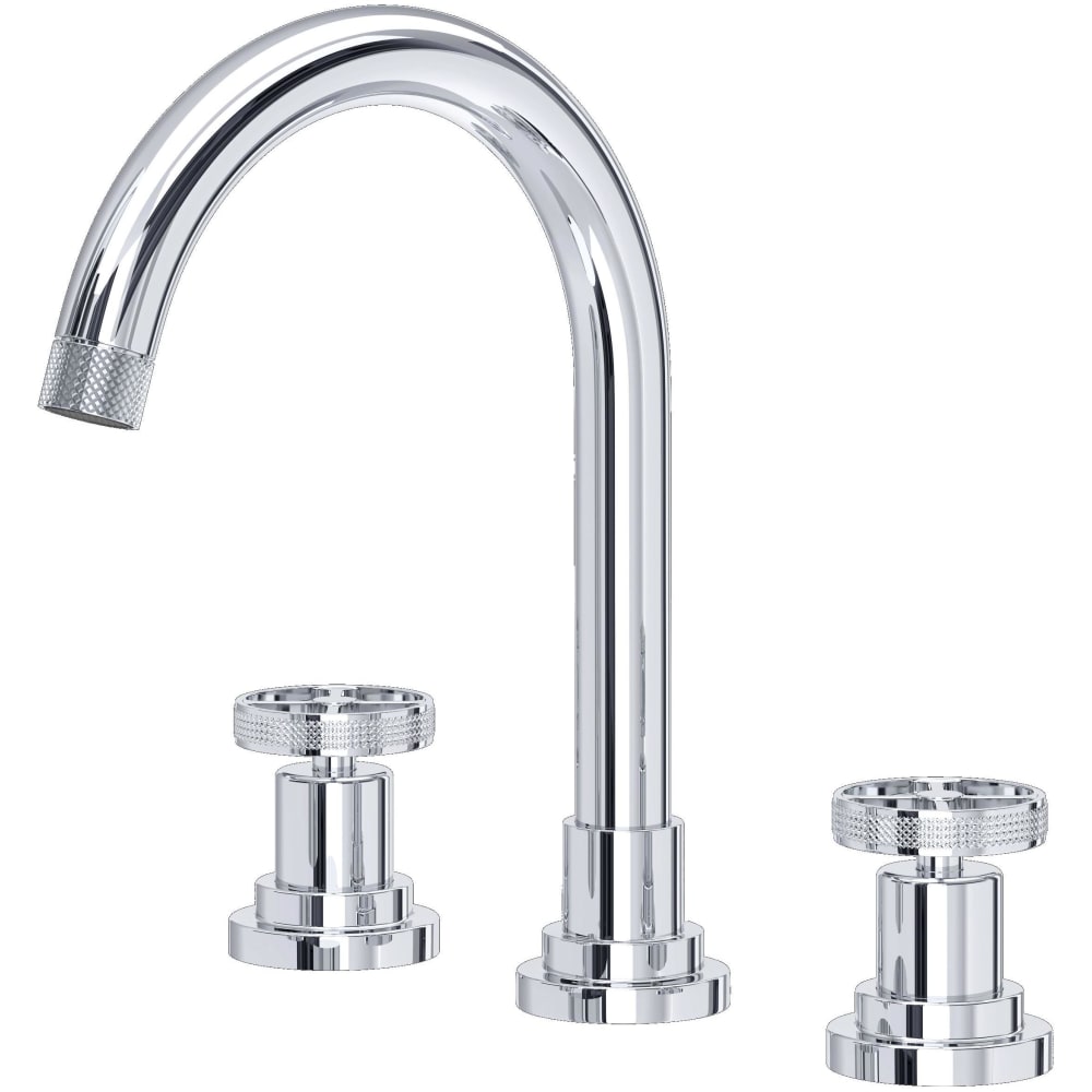 Campo 1.2 GPM Widespread Bathroom Faucet with Wheel Handles and Pop-Up Drain Assembly