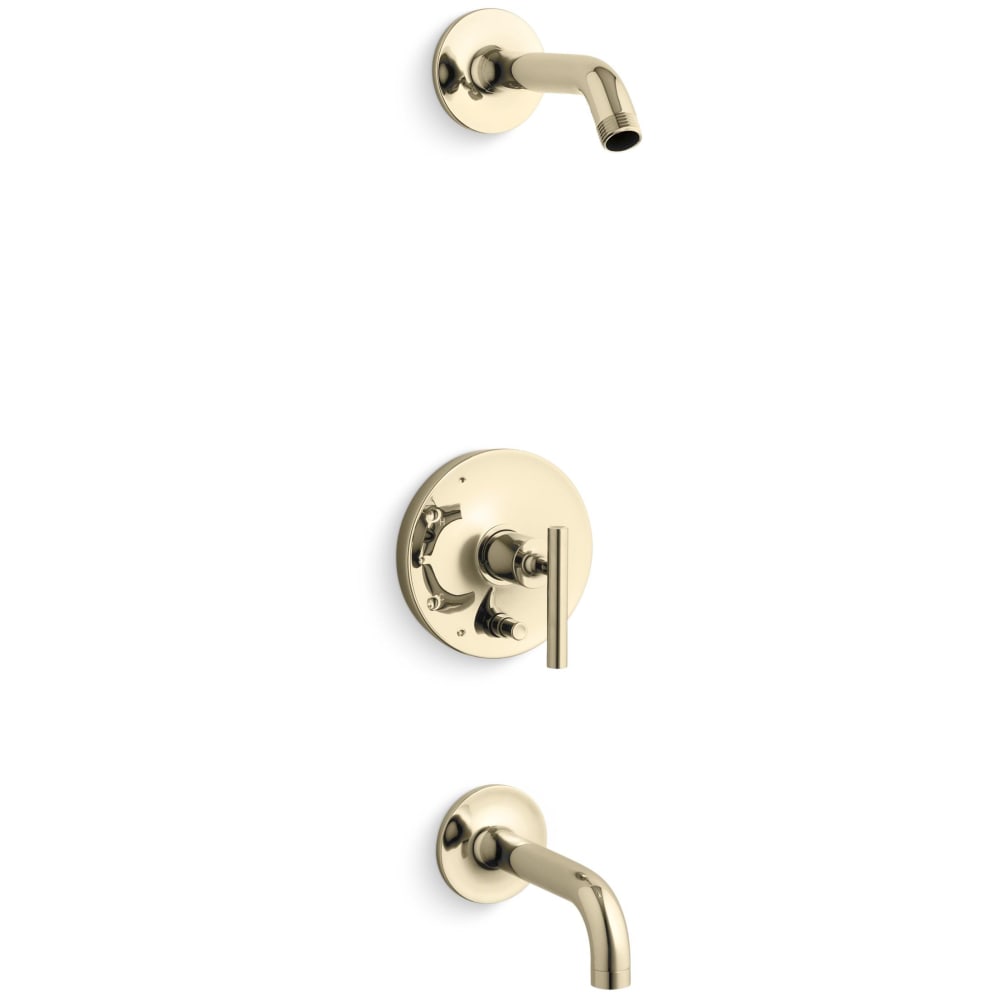 Purist Tub and Shower Trim Package with Rite-Temp Technology