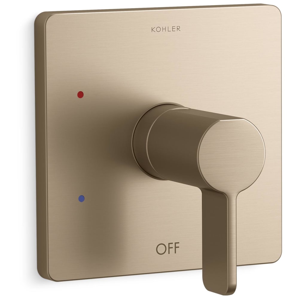 Parallel Pressure Balanced Valve Trim Only with Single Lever Handle - Less Rough In