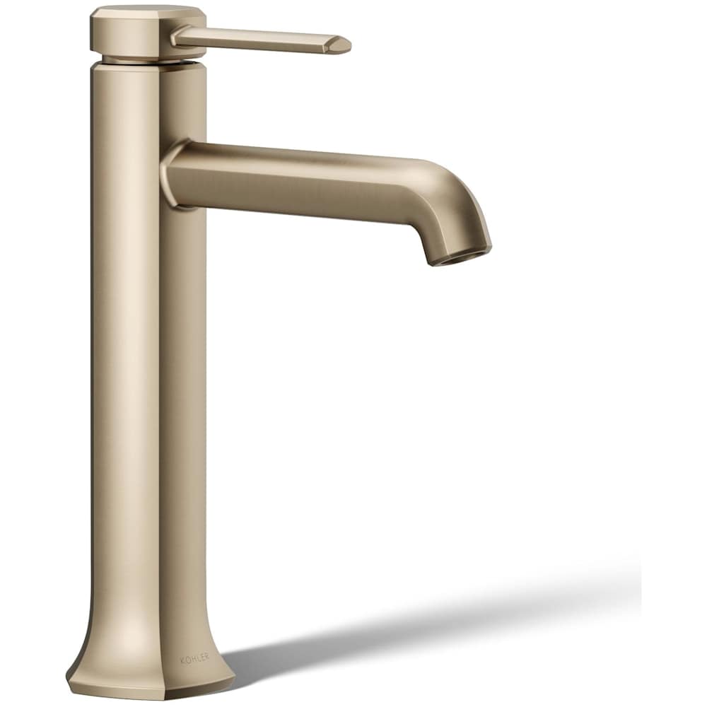 Occasion 1.2 GPM Vessel Single Hole Bathroom Faucet with Touch-Activated Drain
