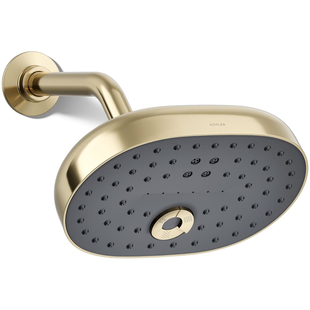 Statement 1.75 GPM Multi Function Shower Head with MasterClean Sprayface and Katalyst Air Induction Technology