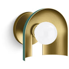 Jade Brushed Moderne Brass