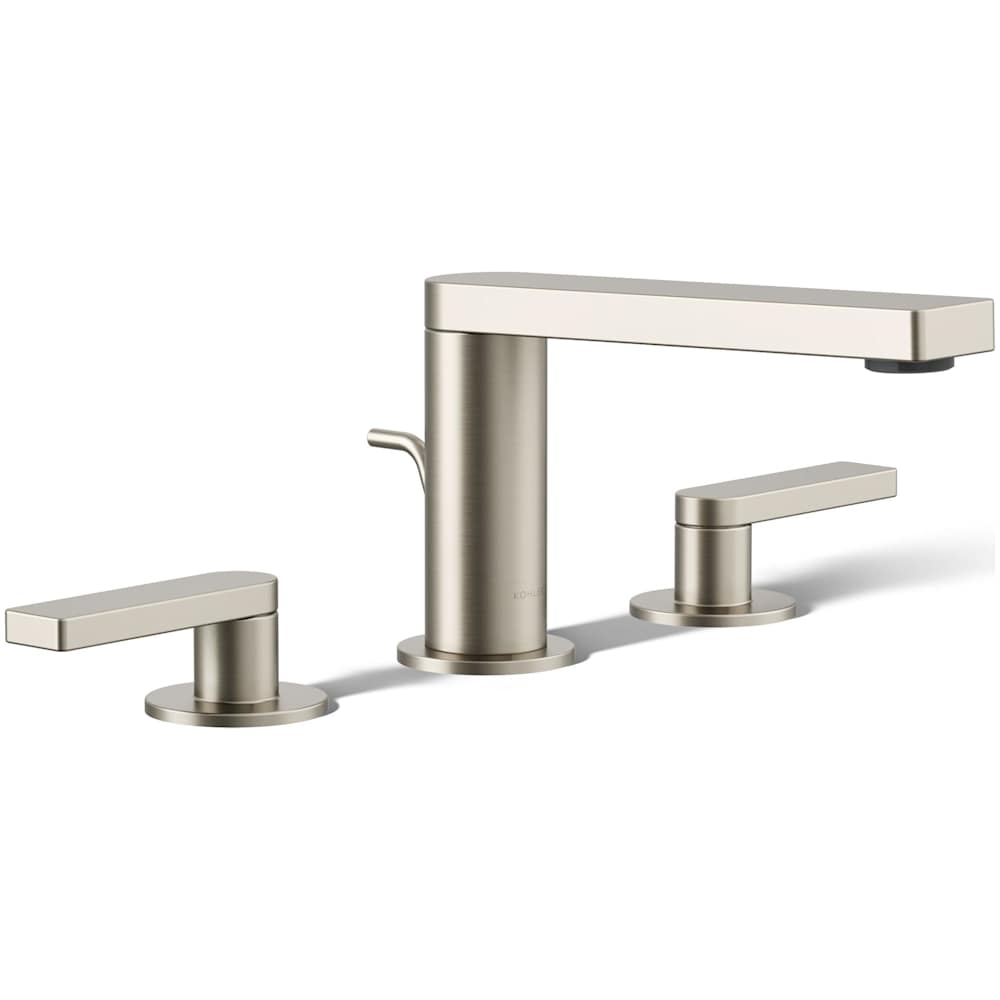 Composed Widespread Bathroom Faucet with Lever Handles - Pop Up Included