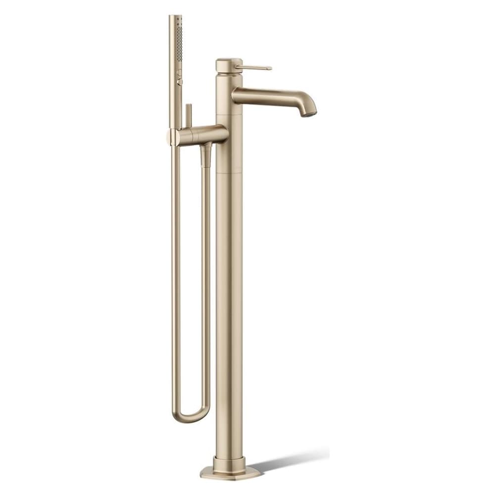 Occasion Floor-Mount Bath Filler Trim with Handshower