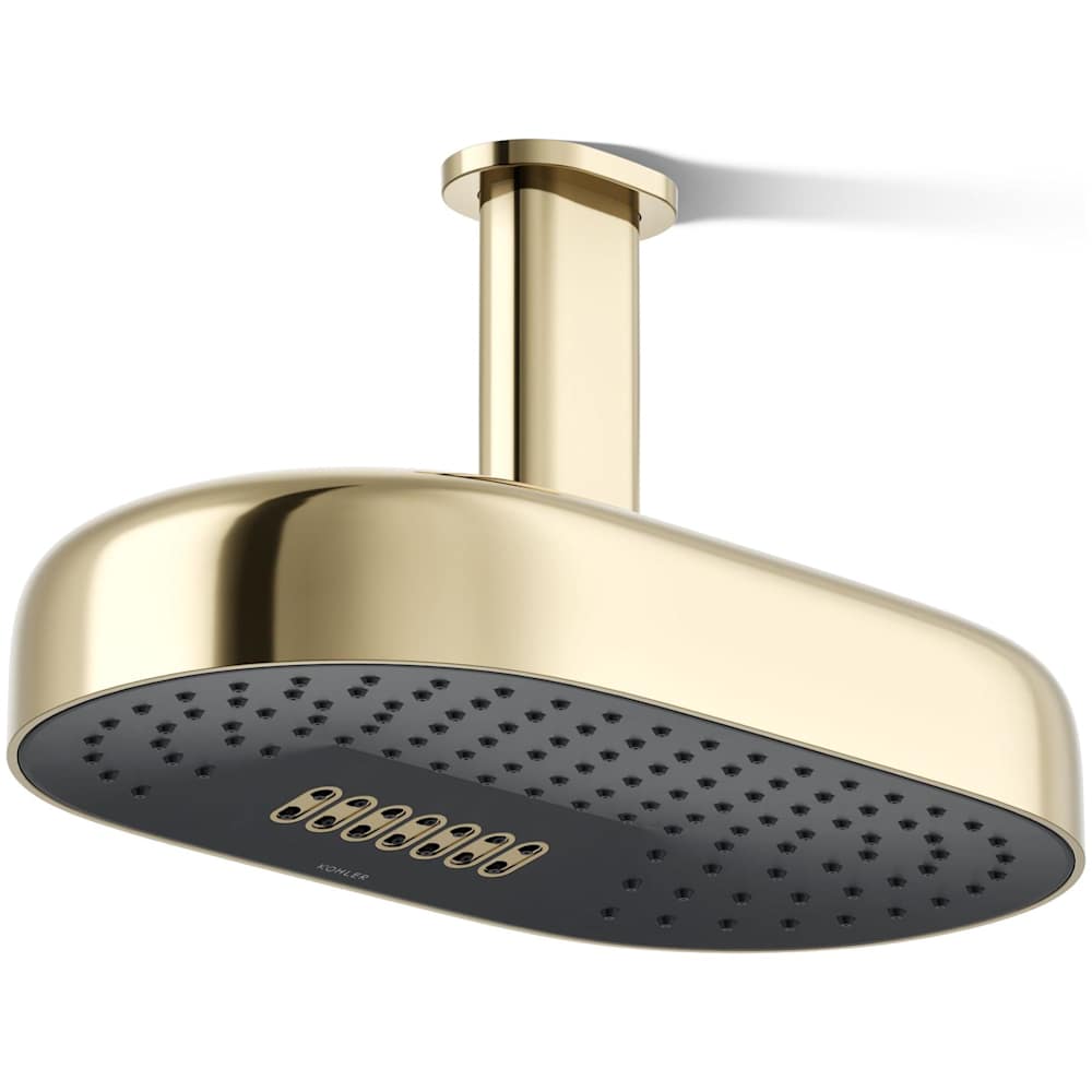 Statement Oblong 14" Two-Function 2.5 GPM Rainhead with MasterClean Sprayface and Katalyst Air-Induction Technology