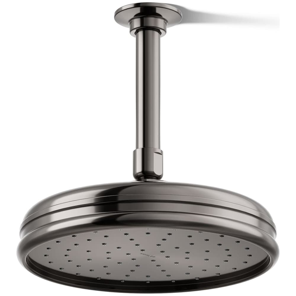 Traditional Round 8" Single Function 1.75 GPM Rainhead with MasterClean Sprayface and Katalyst Air-Induction Technology