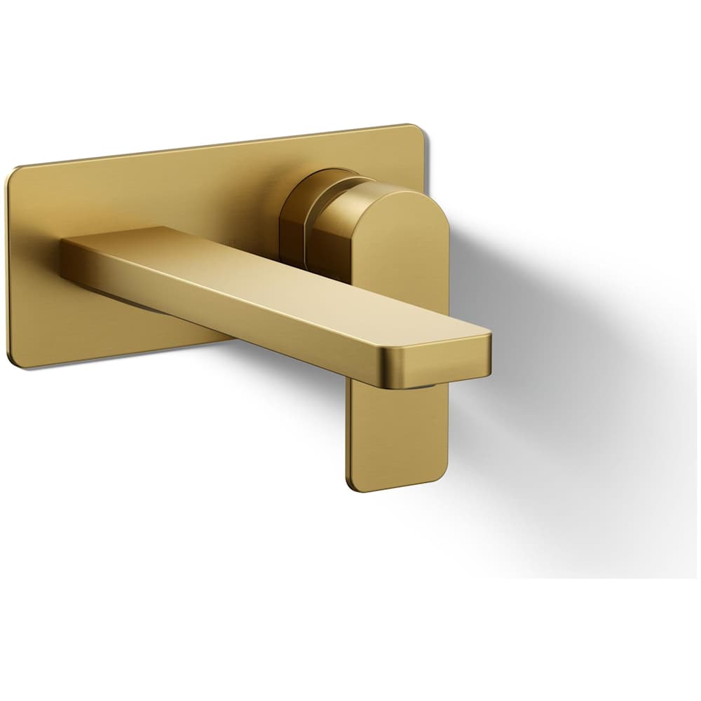 Parallel 1.2 GPM Wall Mounted Centerset Bathroom Faucet