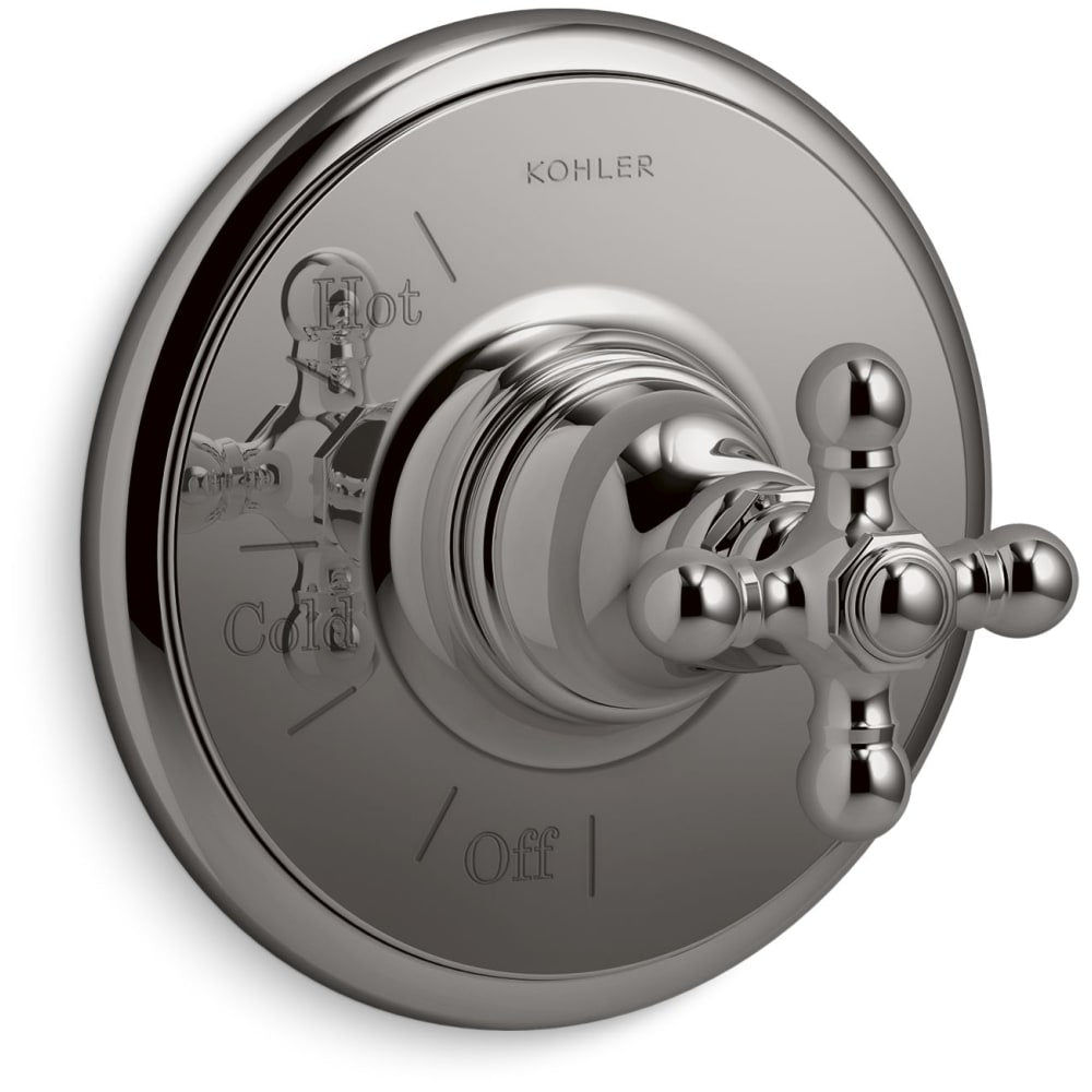 Artifacts Pressure Balanced Valve Trim Only with Single Cross Handle - Less Rough In