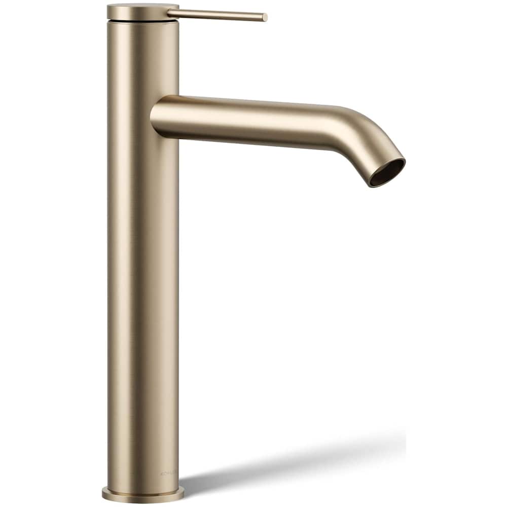 Components 1.2 GPM Vessel Single Hole Bathroom Faucet with Pop-Up Drain Assembly