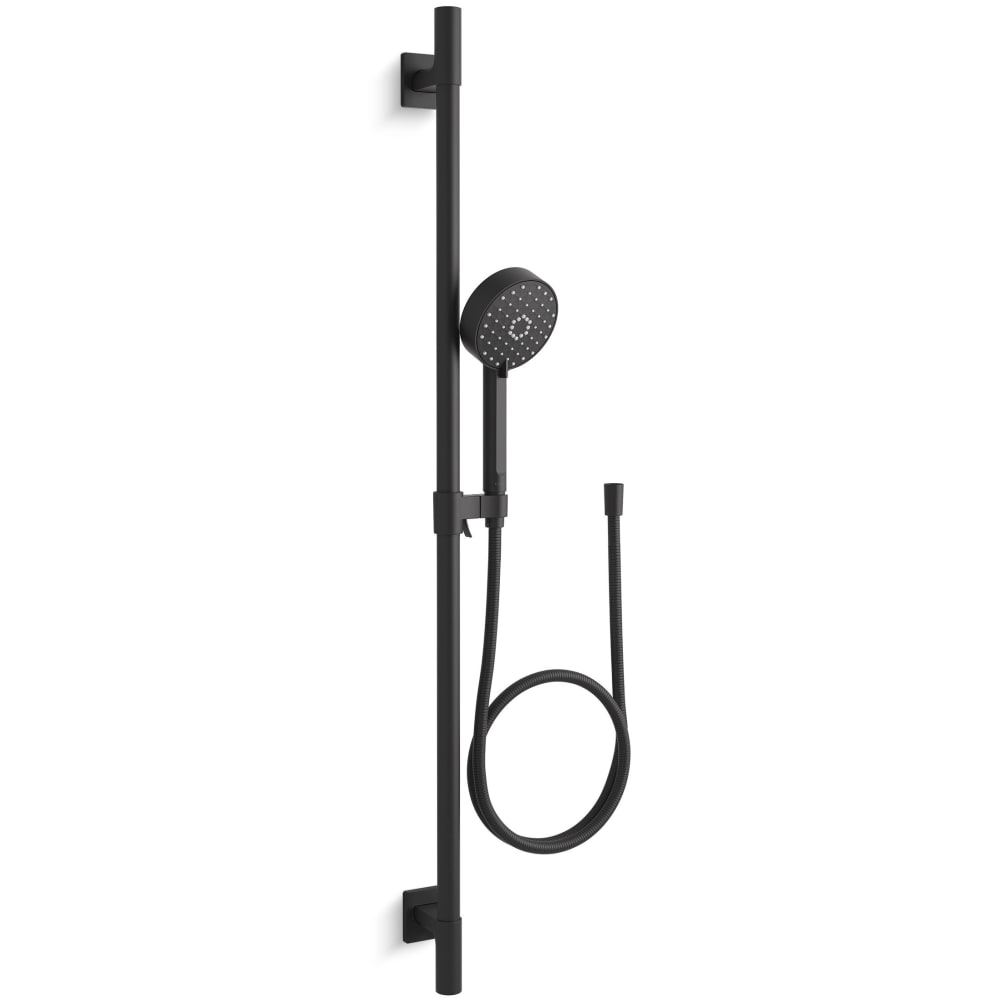 Awaken 2.5 GPM Multi Function Hand Shower Package with MasterClean Sprayface - Includes Slide Bar and Hose