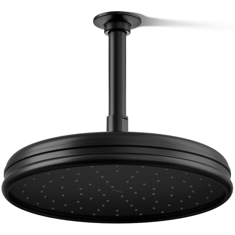 Traditional Round 10" Single Function 2.5 GPM Rainhead with MasterClean Sprayface and Katalyst Air-Induction Technology