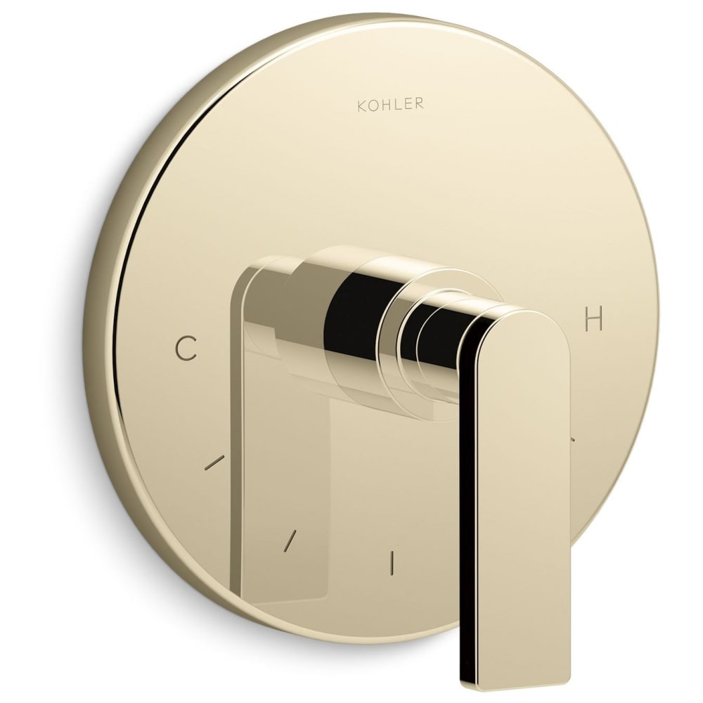 Composed Thermostatic Valve Trim Only with Single Lever Handle - Less Rough In