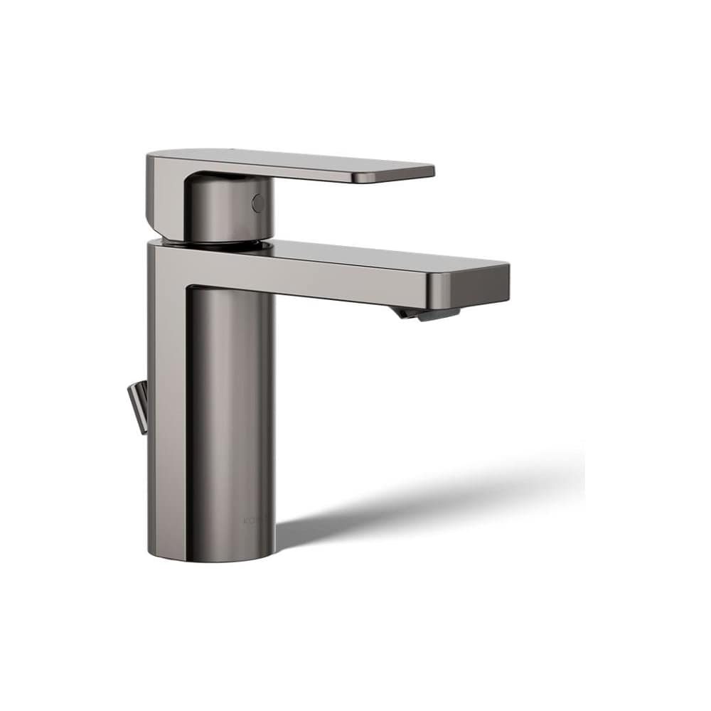 Parallel 0.5 GPM Single Hole Bathroom Faucet and Pop-Up Drain Assembly