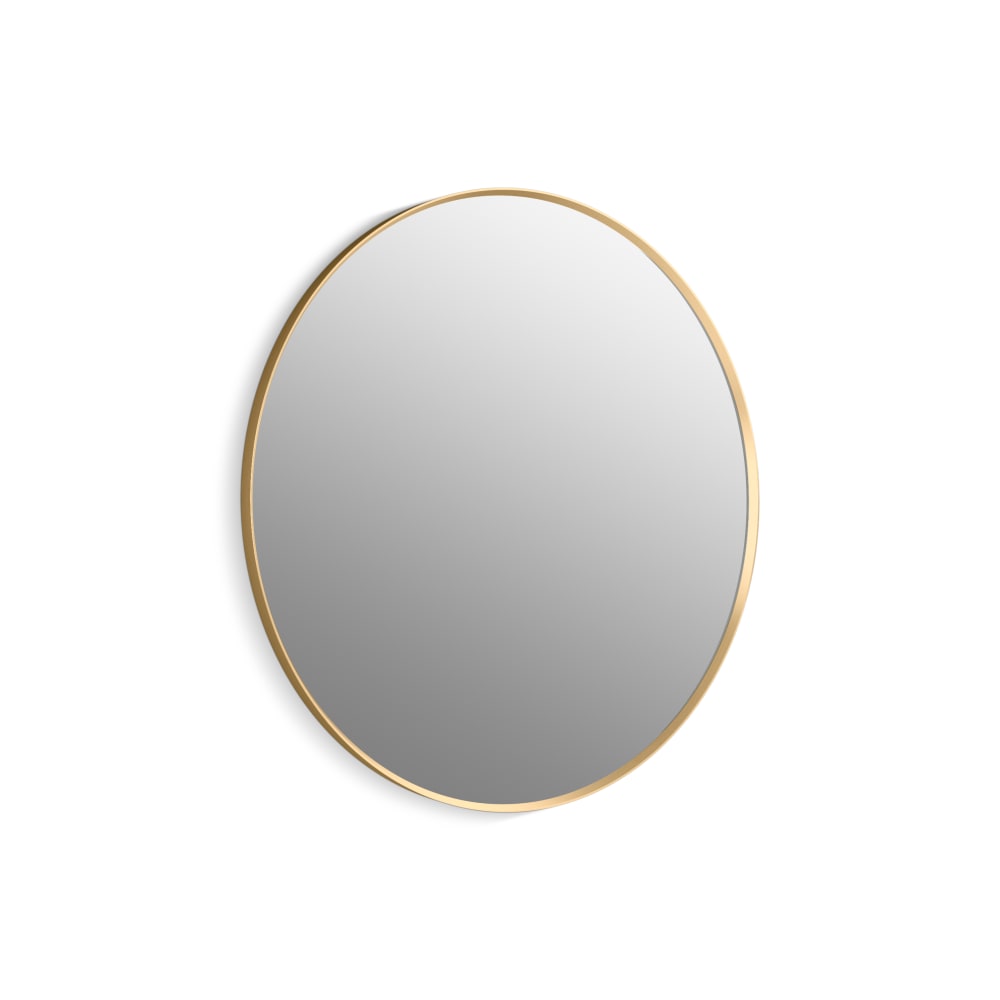 Essential 42-1/8" W x 42" H Transitional Circular Metal Framed Bathroom Wall Mirror