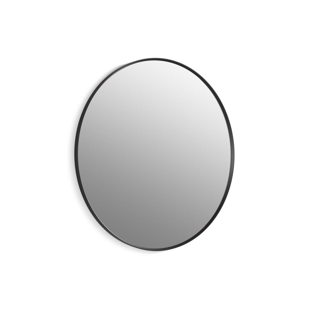 Essential 42-1/8" W x 42" H Transitional Circular Metal Framed Bathroom Wall Mirror