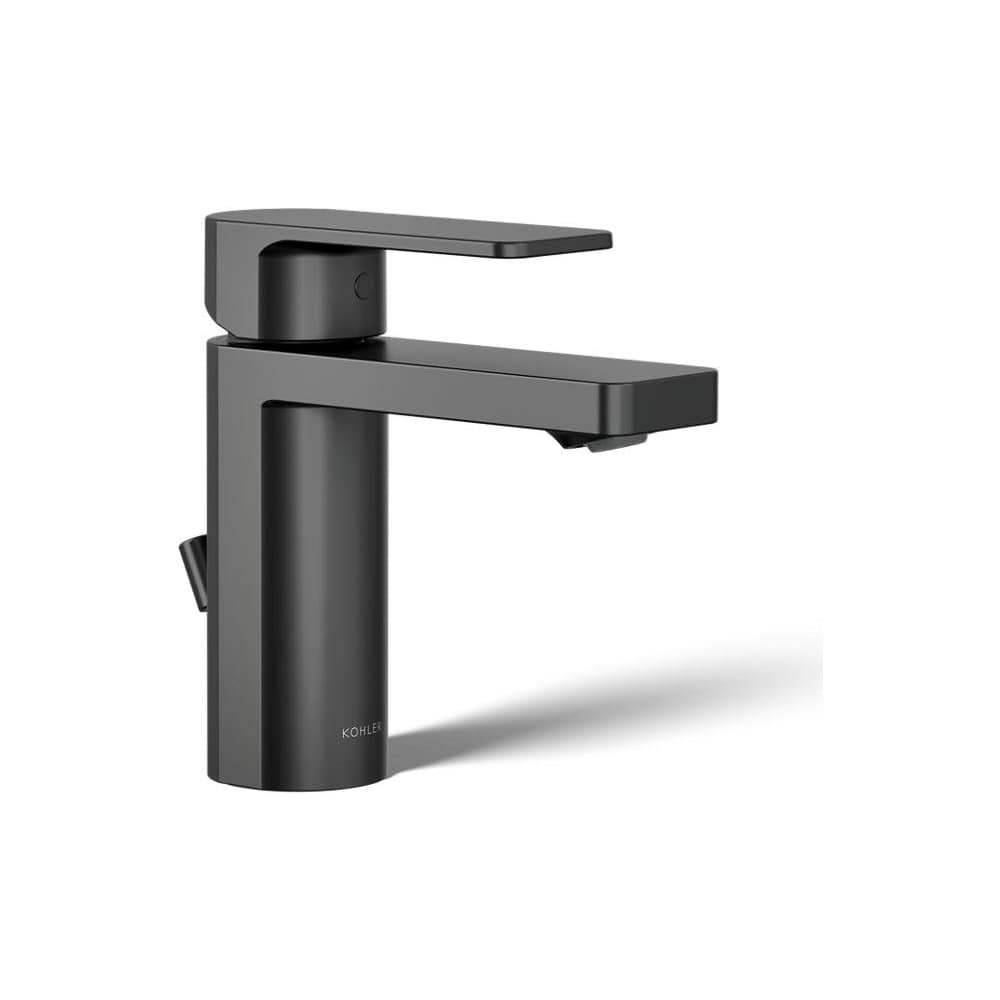 Parallel 0.5 GPM Single Hole Bathroom Faucet and Pop-Up Drain Assembly