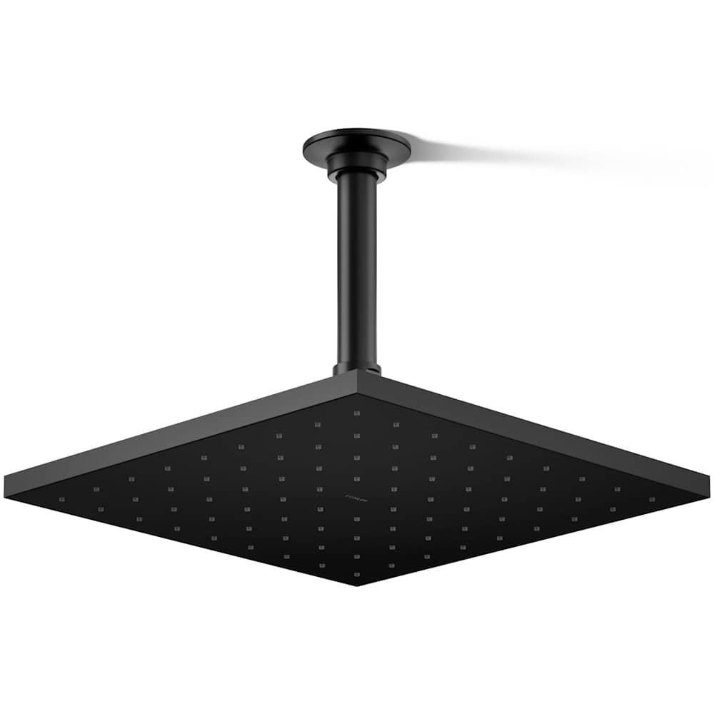 Radiant Contemporary Square 10" Single Function 1.75 GPM Rainhead with MasterClean Sprayface and Katalyst Air-Induction Technology