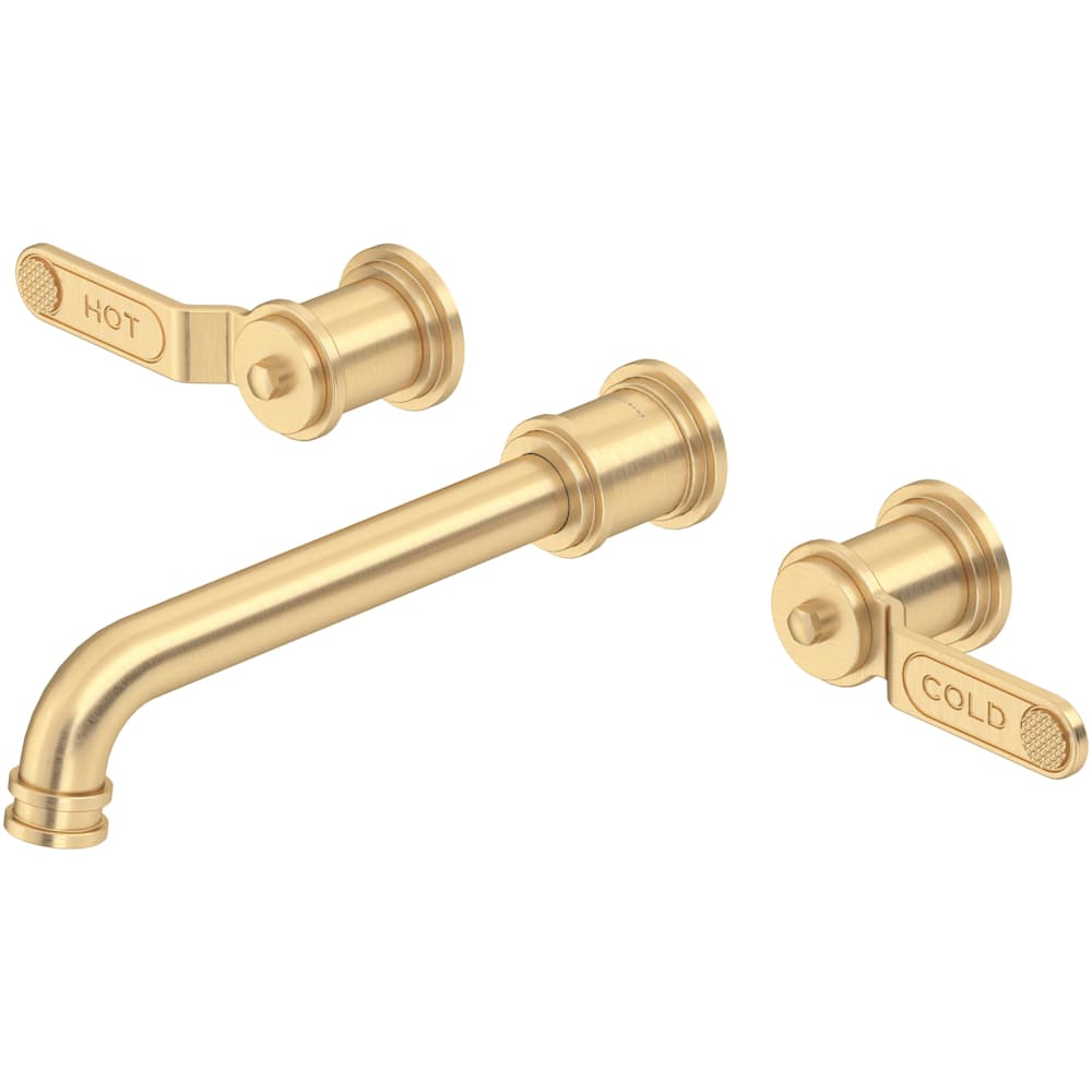 Armstrong Wall Mounted Widespread Bathroom Faucet Trim with Lever Handles