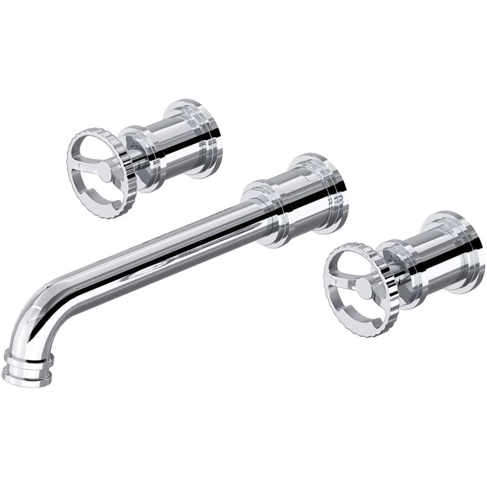 Armstrong Wall Mounted Widespread Bathroom Faucet Trim with Wheel Handles