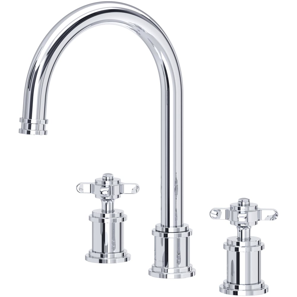 Armstrong 1.2 GPM Widespread Bathroom Faucet With C-Spout