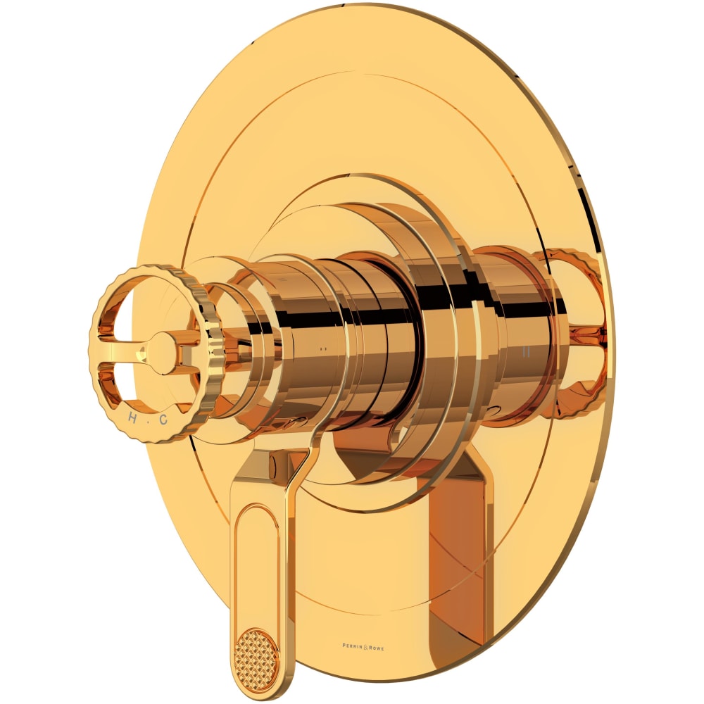 Armstrong Two Independent Function Thermostatic Valve Trim Only with Single Wheel Handle and Integrated Diverter - Less Rough In