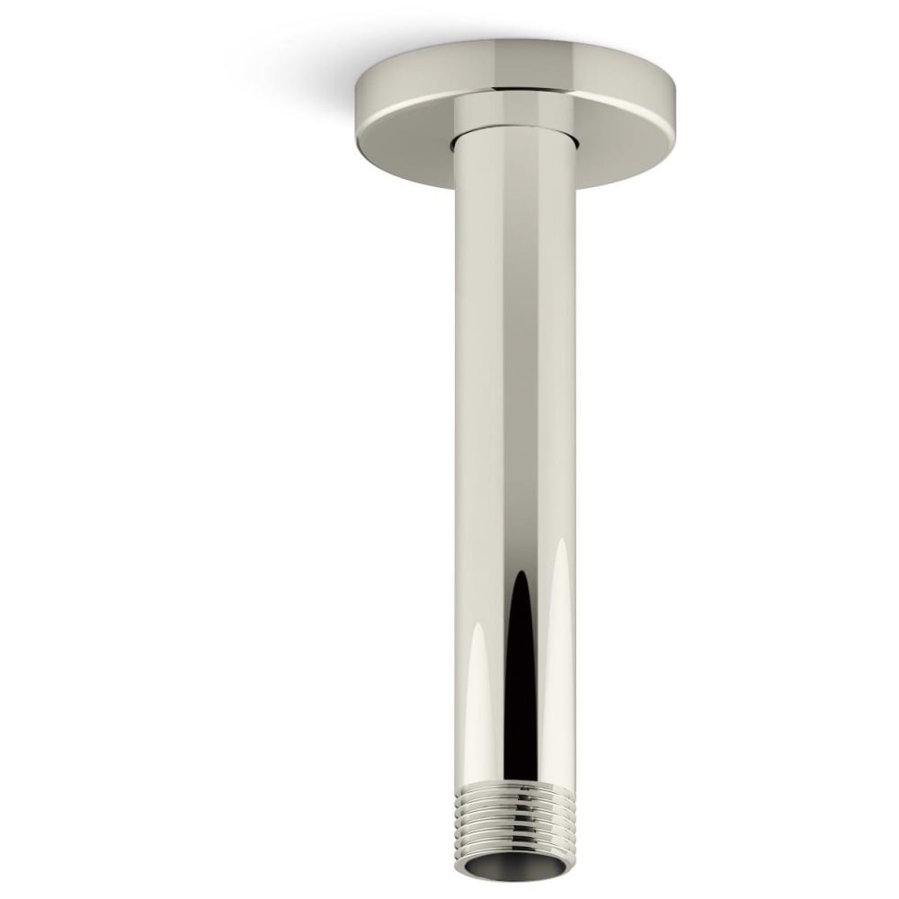 Statement 6" Ceiling Mounted Rainhead Arm and Flange