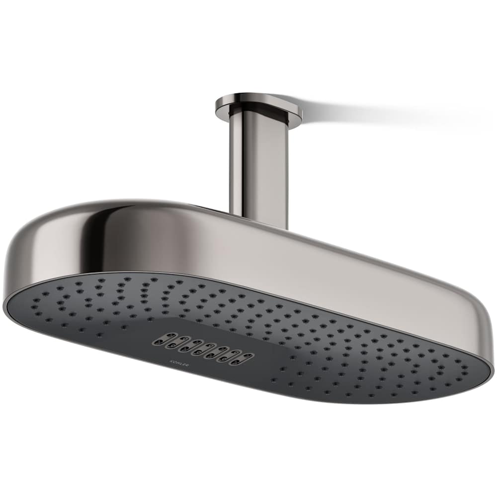 Statement 2.5 GPM Multi Function Rain Shower Head with MasterClean Sprayface and Katalyst Air Induction Technology