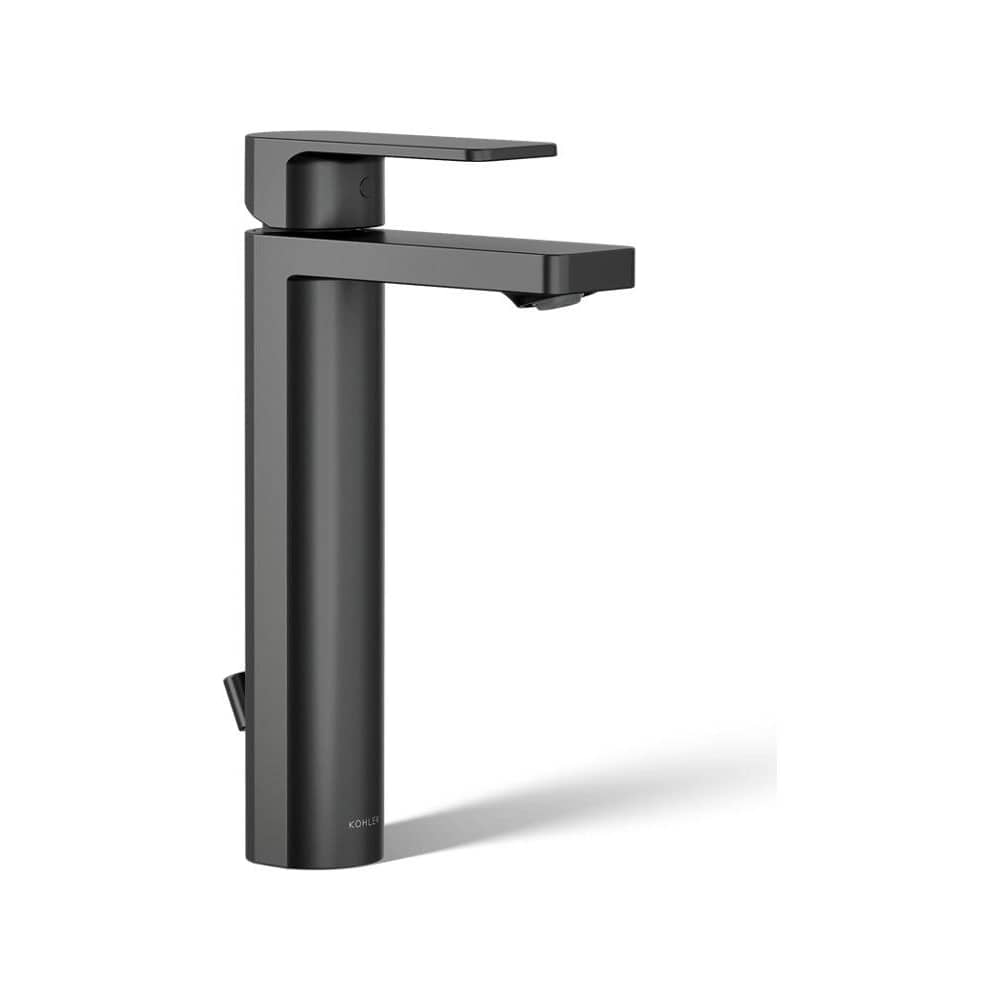 Parallel 0.5 GPM Single Hole Bathroom Faucet with Pop-Up Drain Assembly