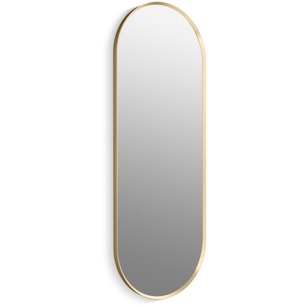 Essential 22" W x 60" H Oval Framed Bathroom Mirror