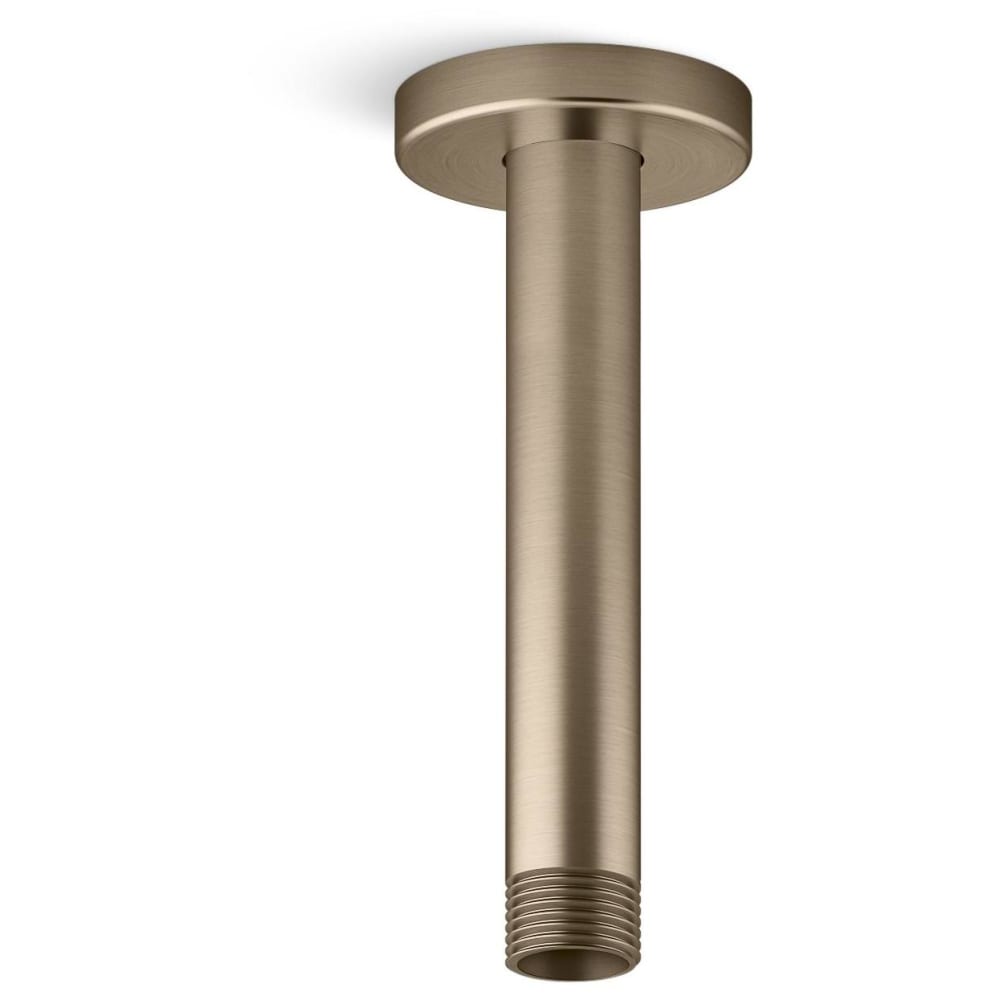 Statement 6" Ceiling Mounted Rainhead Arm and Flange