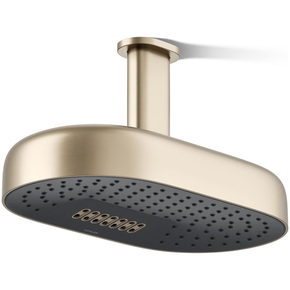 Statement 1.75 GPM Multi Function Rain Shower Head with MasterClean Sprayface and Katalyst Air Induction Technology